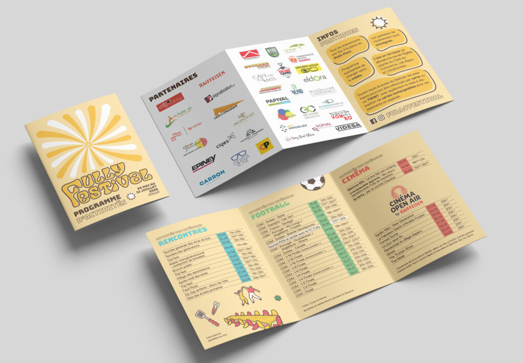 direction artistique, graphisme, illustration Fully F'Estival