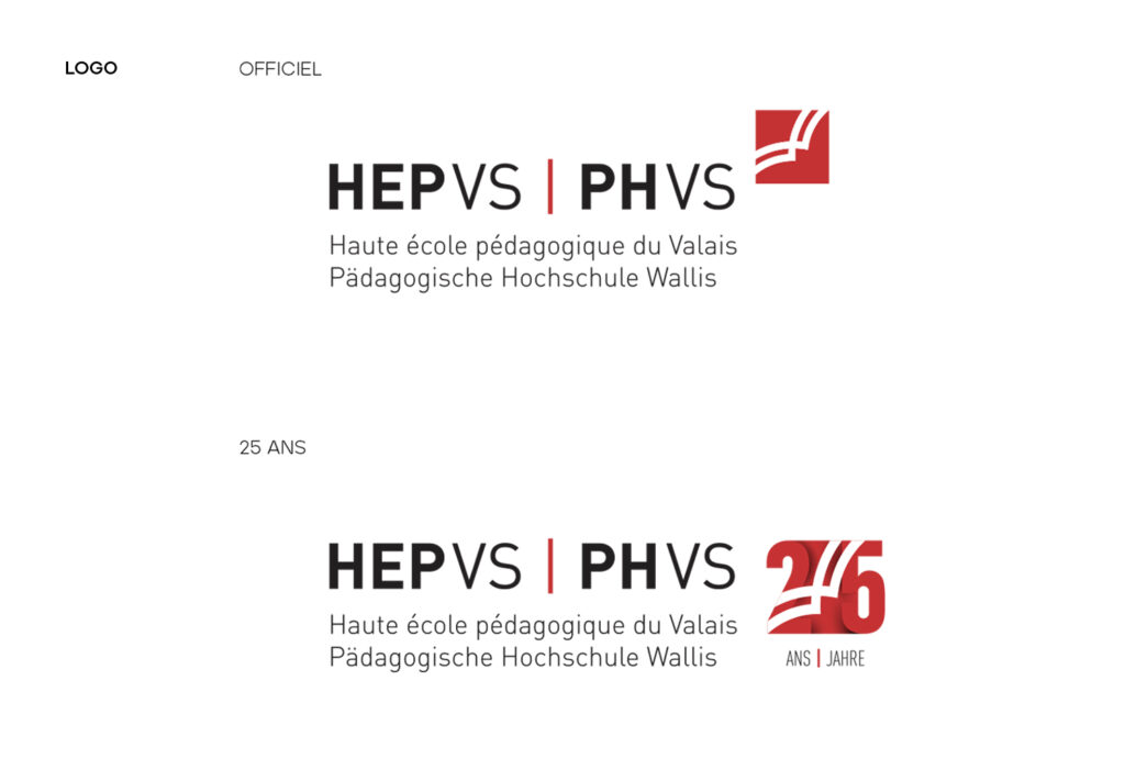 HEP-Vs 25 ans identité de marque